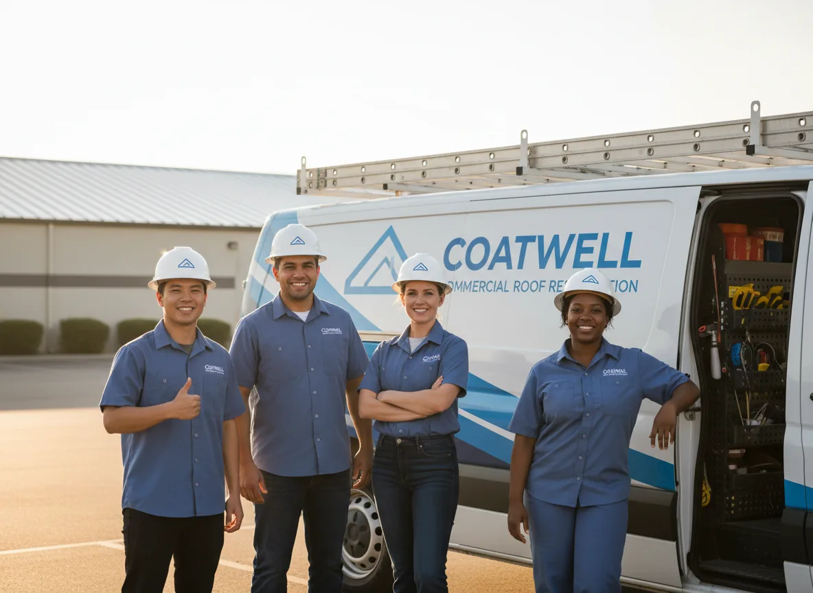 Commercial roof coating company in Walford, IA